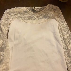 a long sleeve lace shirt